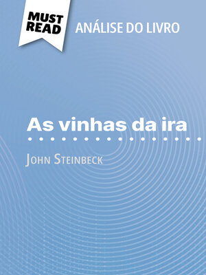 cover image of As vinhas da ira de John Steinbeck (Análise do livro)